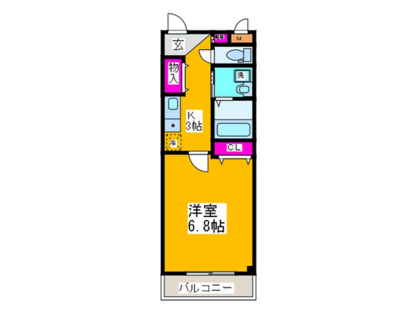 間取図 我孫子８８マンションＢ号棟