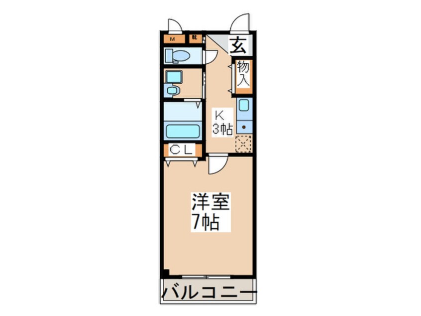 間取図 我孫子８８マンションＢ号棟