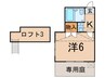 プレミアム垂水 1Kの間取り