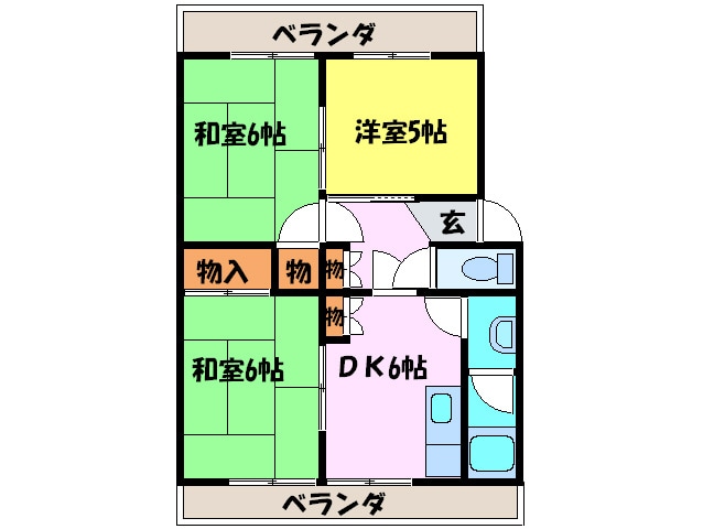 間取り図 コ－ポラス府中