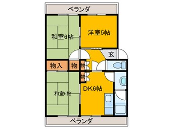 間取図 コ－ポラス府中