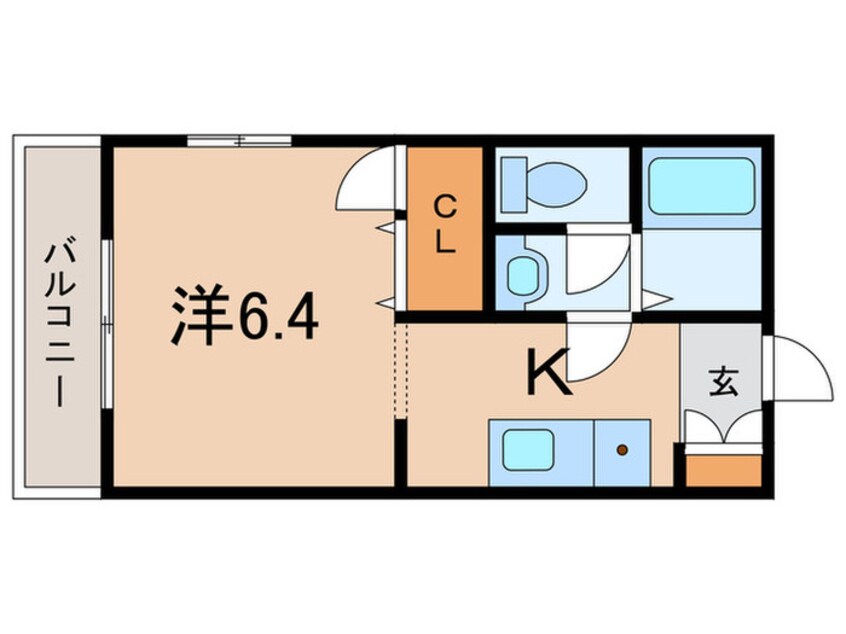 間取図 ディアス新野辺