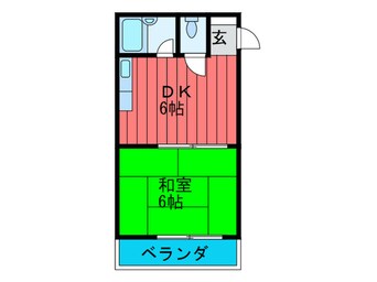 間取図 いすずハイツ