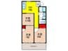 木下ﾏﾝｼｮﾝ 3DKの間取り