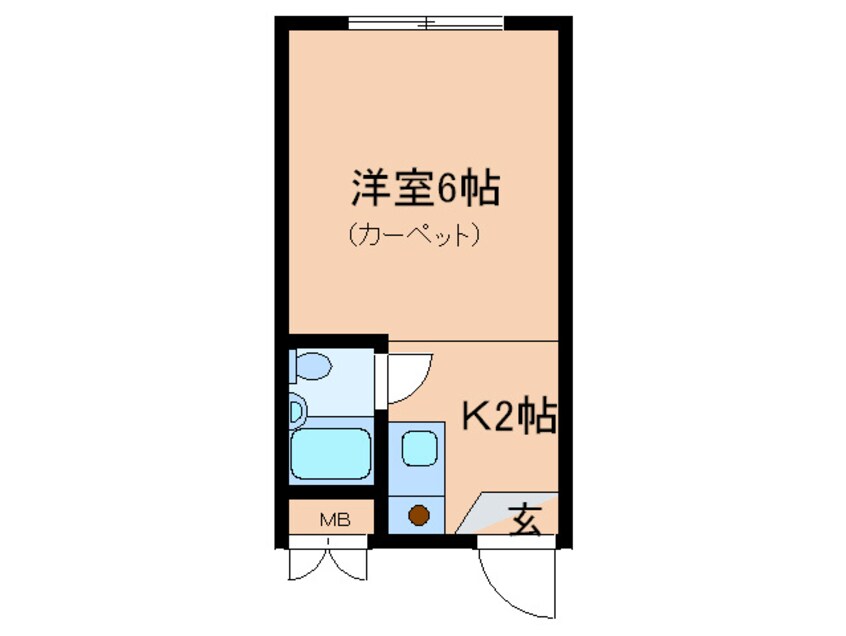間取図 プチハイツ小倉