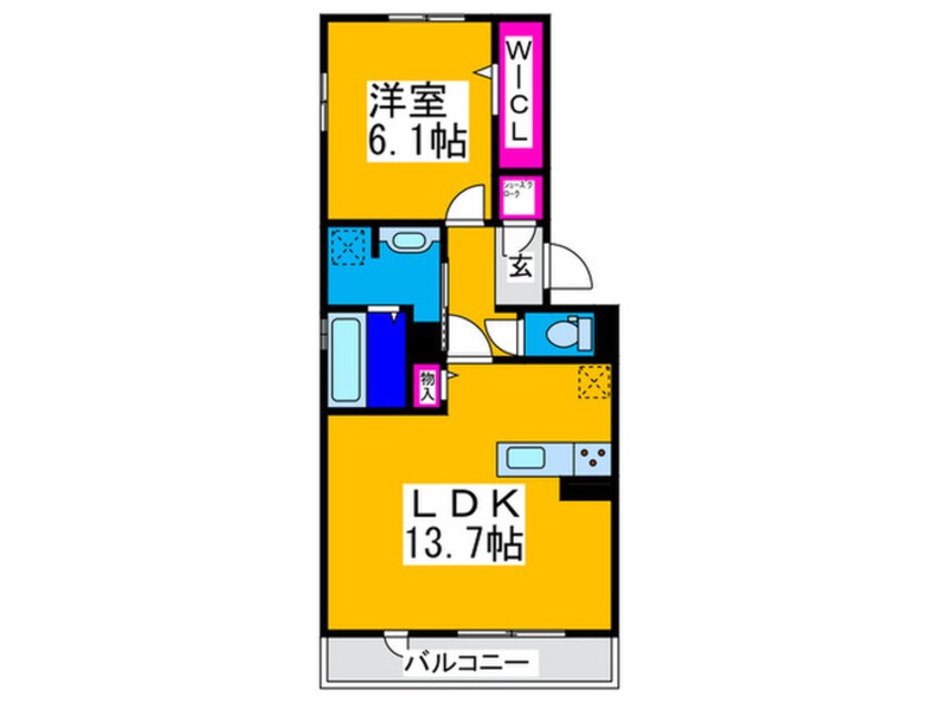 間取図 カーサ高善Ａ棟