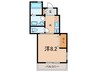 モンソレイユ本山北町 1Kの間取り