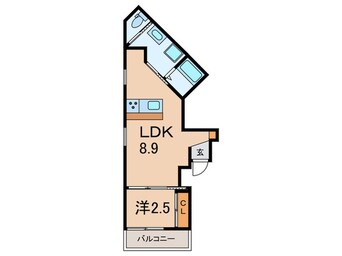 間取図 ブロンテ北在家EAST