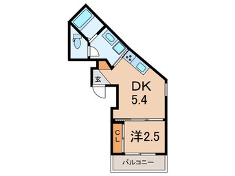 間取図 ブロンテ北在家EAST