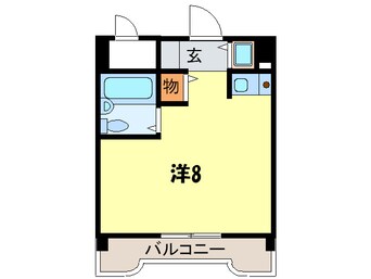 間取図 明石ヤングパレス