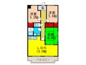 クレ－ル松が丘の間取図