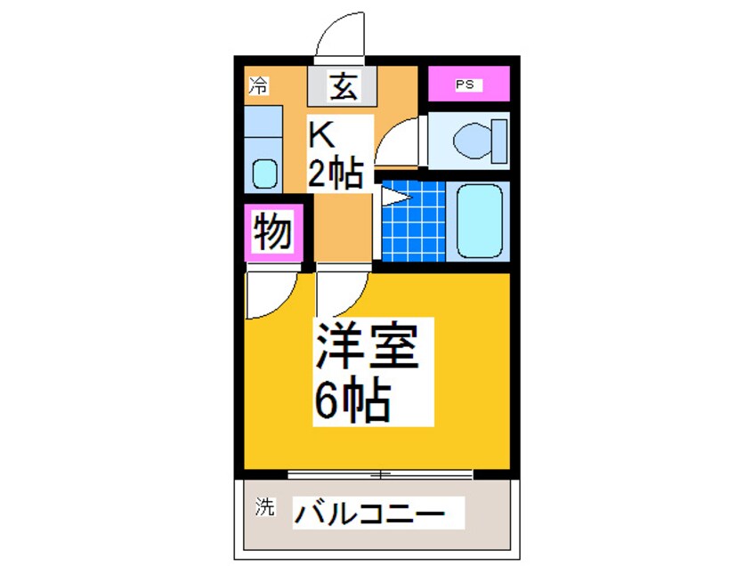 間取図 ﾍﾞﾙﾌﾚｰｼﾞｭ住吉（使用不可）