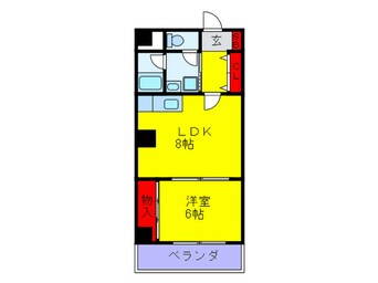 間取図 プレステ－ジ天満