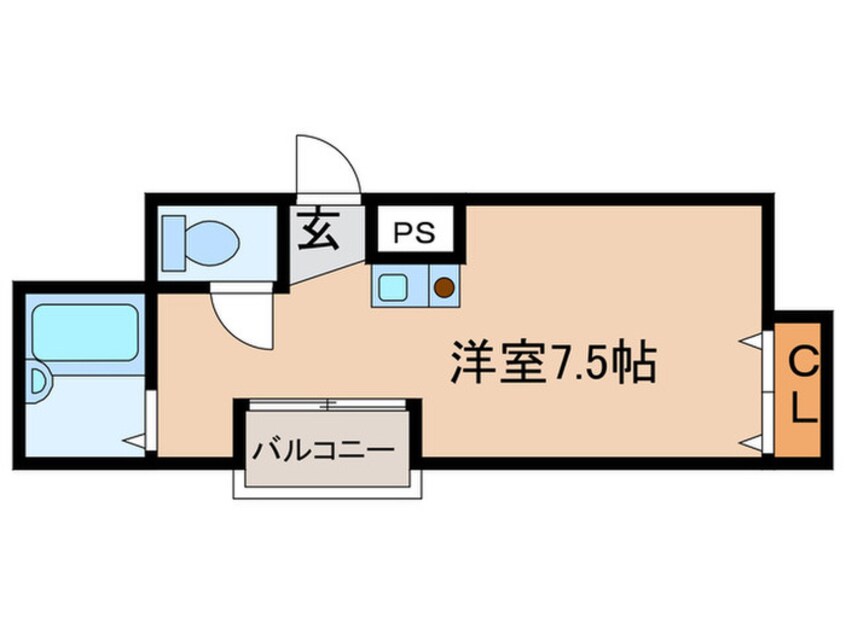 間取図 阿倍野筋ハイツ