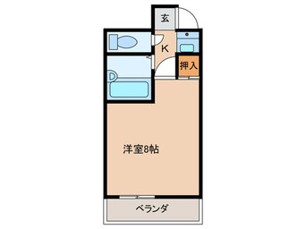 間取図 阿倍野筋ハイツ