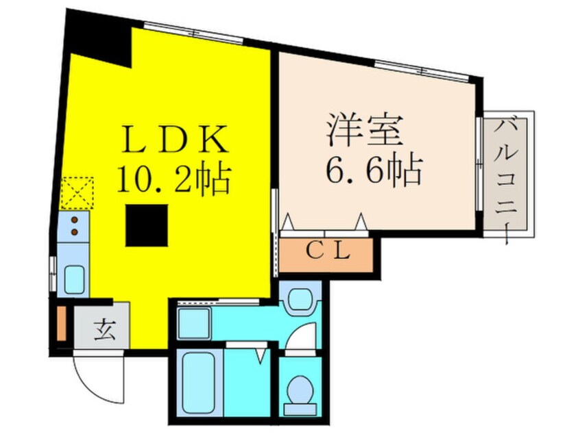 間取図 マンション柳川