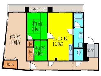 間取図 マンション柳川