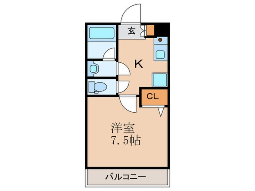 間取図 ル・プルミエ・シャピトゥル福島