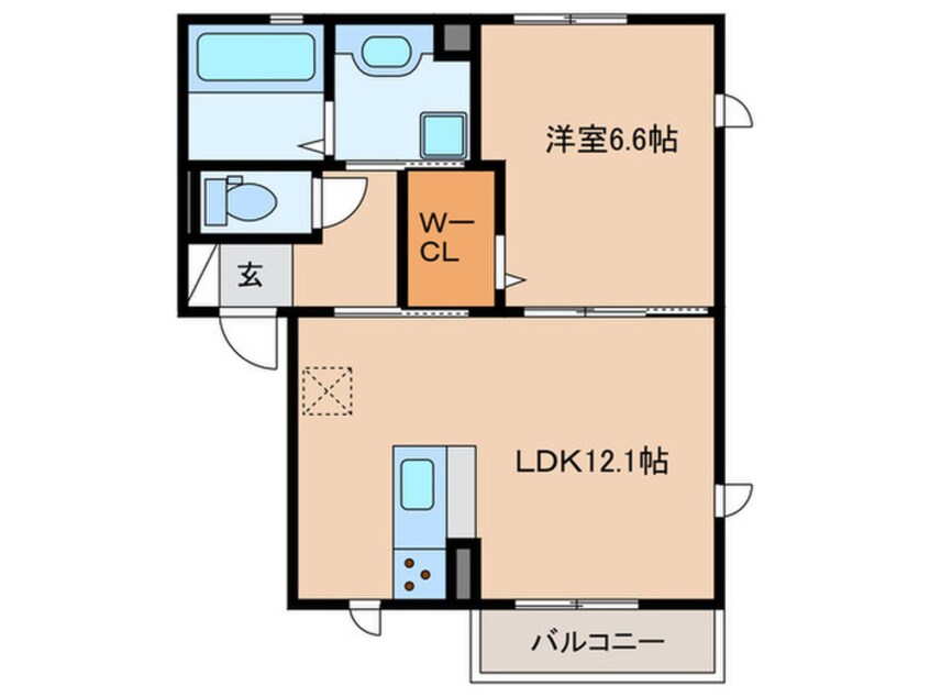 間取図 グリュックハイム