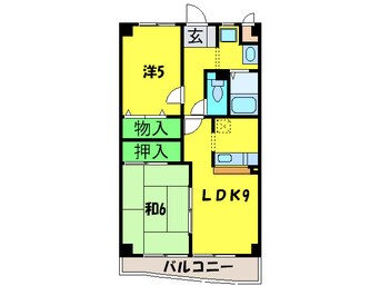 間取図 サンライズ三国ヶ丘