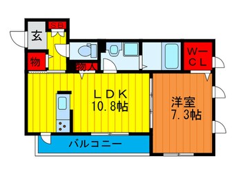間取図 シャーメゾン彩Ⅲ