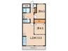 ハイツニュー多聞 2LDKの間取り