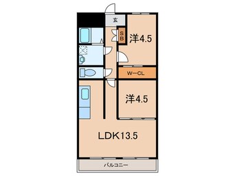 間取図 ハイツニュー多聞