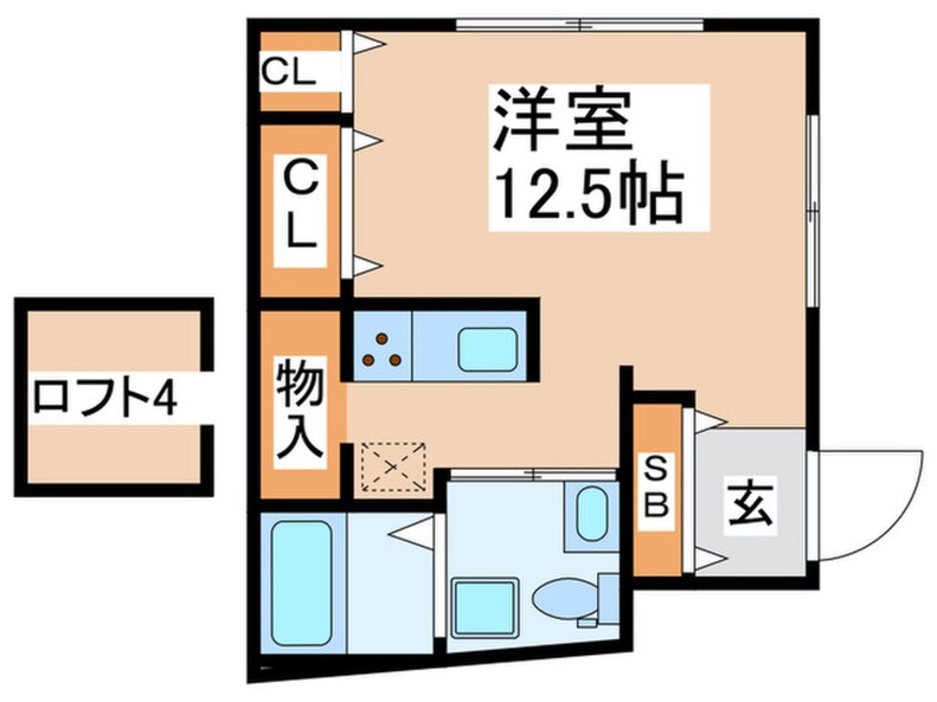 間取図 フリップフロップ