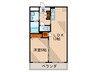 プロヴァンス 1LDKの間取り