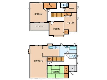 間取図 カレッタ塩屋B棟