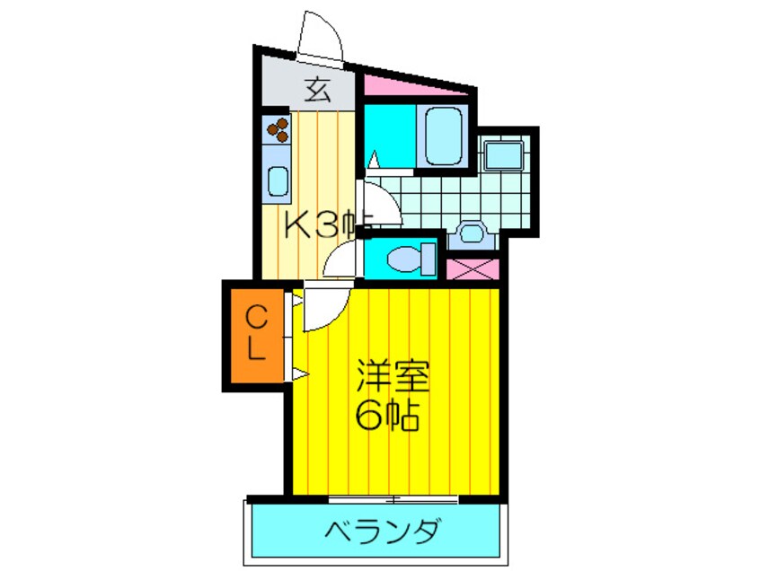 間取図 メ－プル小野