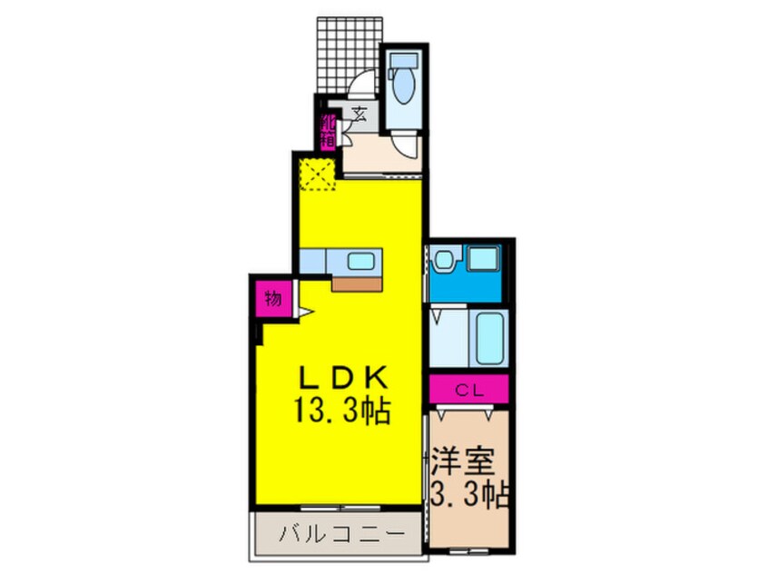 間取図 サンリット・ガーデン小曽根Ｎ