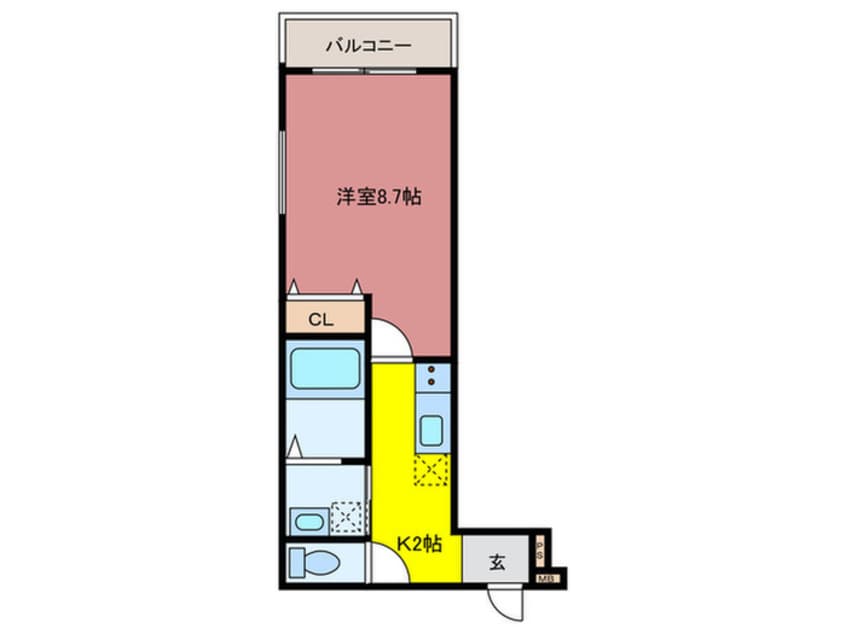間取図 フジパレス高井田西Ⅴ番館