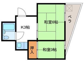 間取図 ハイツ桂南