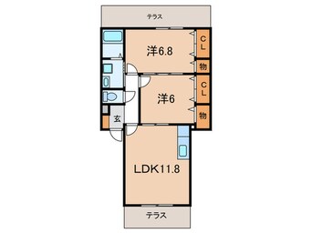 間取図 パールコースト