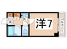 イフ・コ－ト 1Kの間取り
