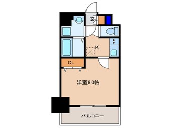 間取図 プレサンス梅田(1406)