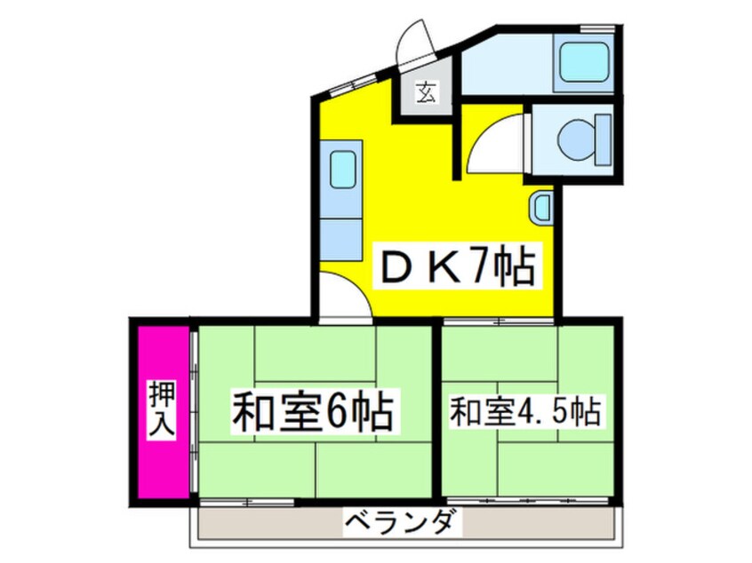 間取図 泉マンション