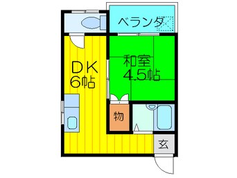 間取図 メイゾンＯＯＥＤＡ