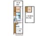 上京区亀屋町戸建 1LDKの間取り
