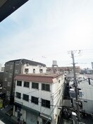 室内からの展望 メッセ－ジ大工大前