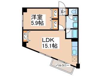 間取図 フラット花