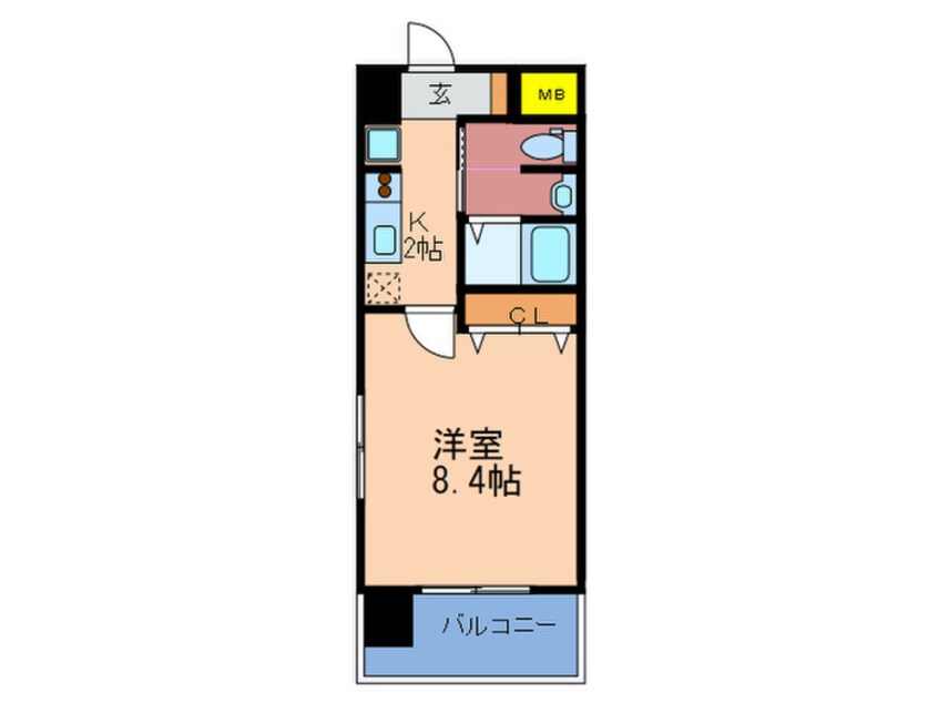 間取図 グランカーサ梅田北