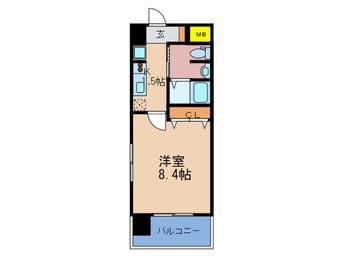 間取図 グランカーサ梅田北