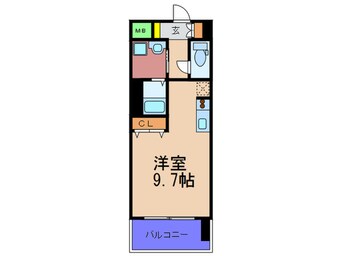 間取図 グランカーサ梅田北