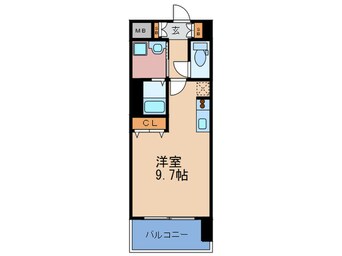 間取図 グランカーサ梅田北