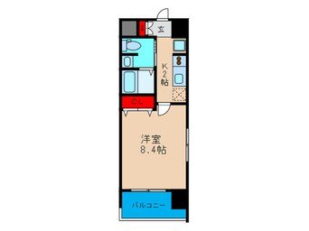 間取図 グランカーサ梅田北