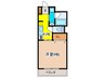 Ｃａｓｔｌｅ　Ｃｏｕｒｔ 1Kの間取り