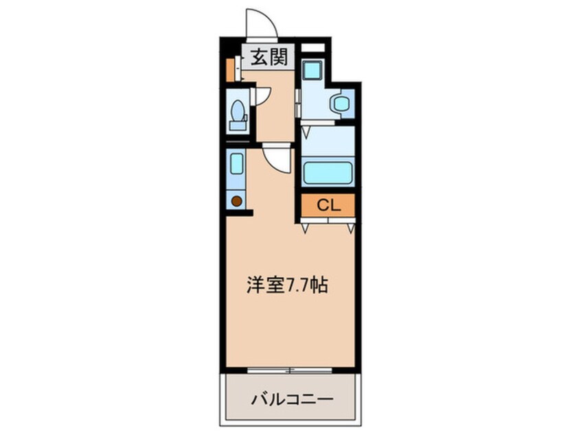 間取図 ラ・ヴェルデュ－ア茶臼山