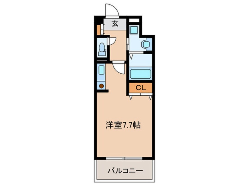 間取図 ラ・ヴェルデュ－ア茶臼山